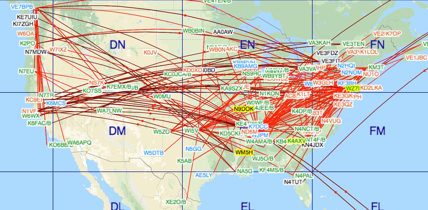 6 meter propagation map Sites For Checking Signal Propagation And Band Activity South 6 meter propagation map